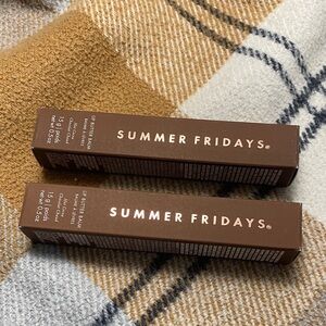 New Summer Fridays Lip Butter Balm - Hot Cocoa x2